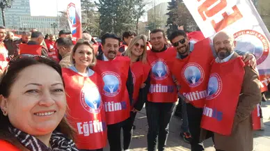 Eğitim-İş Üyeleri Ankara’da