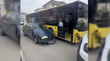 Fevzi Çakmak’ta Halk Otobüs Kaza Yaptı, Yaralılar Var