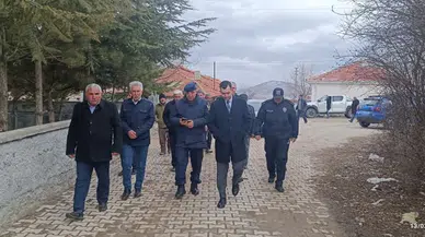 Kaymakam Yüce, Köyleri Ziyaret Etti