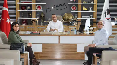 Sungurlu Devlet Hastanesi Yönetiminden Başkan Dere'ye Ziyaret