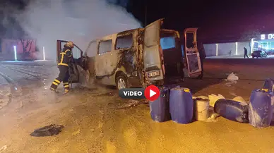 Yolda Aniden Alev Alıp Küle Döndü