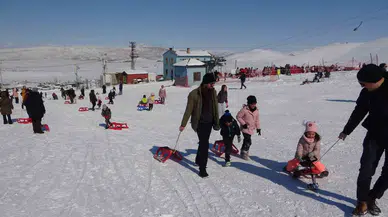 Abalı Kayak Merkezi’ne Ağır İlgi