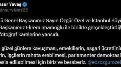 ABB Başkanı Yavaş’tan Birlik ve Beraberlik İletisi
