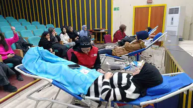 Ağrı’da "Bir Damla Kan, Bin Can" Projesi ile Depremzedeler İçin Kan Bağışı Kampanyası Düzenlendi