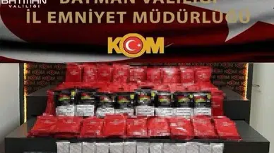 Batman’da Nargile Tütünü ve Elektronik Sigara Ele Geçirildi