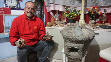 Dağları Karış Karış Gezen Çoban, 8 Yıldır Güzeline Giden Her Taşı Meskenine Getiriyor