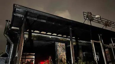 Esenyurt’ta Kafe Yangını