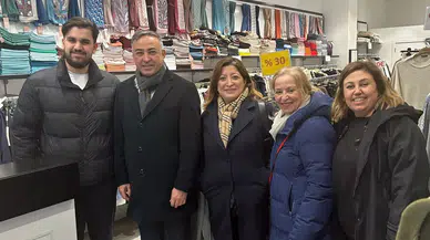Tahtasız, Belçika’da Esnaf Ziyaret Etti