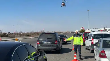 Gaziantep’te Cayrokopter Takviyeli Kontrollerde 5 Araç Trafikten Men Edildi