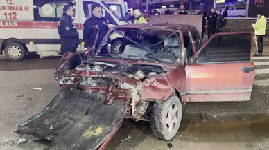 Kameraya Yansıyan Şüpheli-Polis Kovalamacası Kazayla Sonlandı: 1’i Ağır 5 Yaralı