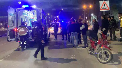 Karaman’da Yolun Karşısına Geçmeye Çalışan Yayaya Motosiklet Çarptı: 2 Yaralı