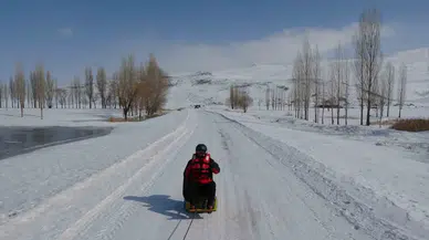 Karda Lastik Rafting Heyecanı
