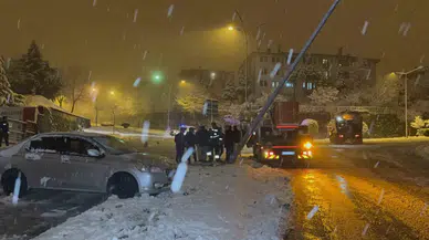 Karla Kaplanan Yolda 5 Farklı Kaza