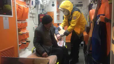 Kastamonu’da Karla Kaplanan Köylerde Mahsur Kalan Hastalar İçin Seferber Olundu