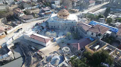 Onarım Çalışmalarının Yüzde 80’i Tamamlanan Habib-İ Neccar Camii, Yaz Ayında Açılması Hedefleniyor