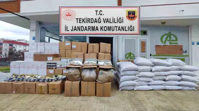 Tekirdağ’da Kaçak Tütün ve Makaron Operasyonları