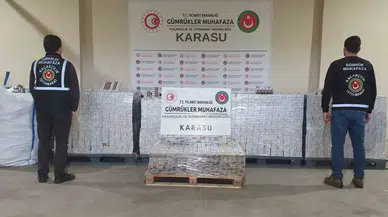 Ticaret Bakanlığı Gümrük Muhafaza Ekiplerinden Kaçak Makaron ve Sigara Operasyonları