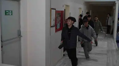 Yangın Alarmı Çaldı, Öğrenciler Harekete Geçti: Pansiyonlu Okullarda Eş Vakitli Tatbikat