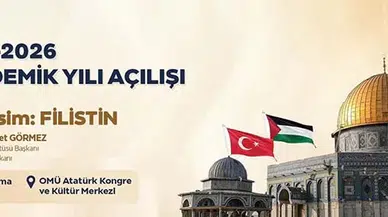 OMÜ'nün akademik yıl açılışı, "İlk Dersim: Filistin" dersiyle yapıldı