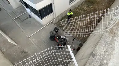 Karabük'te kaza yapan ATV'deki çocuk yaralandı