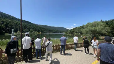 Gölcük Tabiat Parkı hafta sonu ziyaretçilerini ağırladı