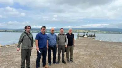 Yeniçağa Gölü'nün iskeleleri yeniden yapılacak