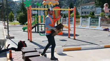 Tokat Belediyesi trafik eğitim parkı yenileniyor