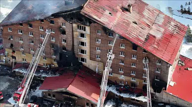 Kartalkaya'daki otel yangını davasında 32 sanık pazartesi hakim karşısına çıkacak