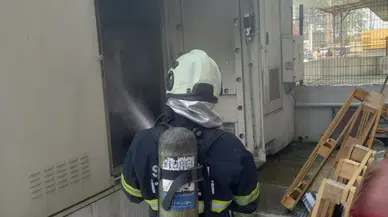 Tekkeköy'de trafoda çıkan yangın söndürüldü