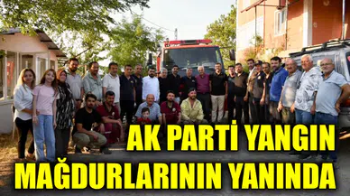AK Parti Karabük heyetinden orman yangınlarından etkilenen köylere ziyaret