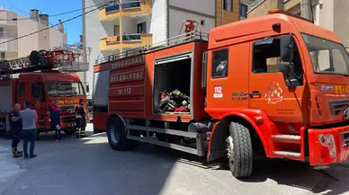 Zonguldak'ta bir apartmanın giriş katında meydana gelen patlamada hasar oluştu