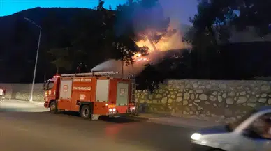 Amasya’da çıkan orman yangını söndürüldü