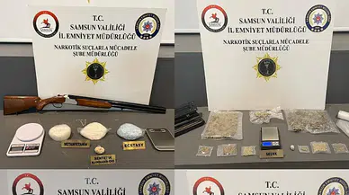 Samsun'da uyuşturucu operasyonunda 4 şüpheli gözaltına alındı