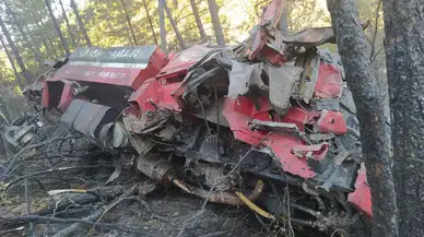 Karabük'te arazözün devrilmesi sonucu 2 kişi yaralandı