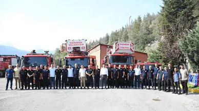 AK Parti Karabük heyetinden orman yangınlarıyla mücadele eden ekiplere ziyaret