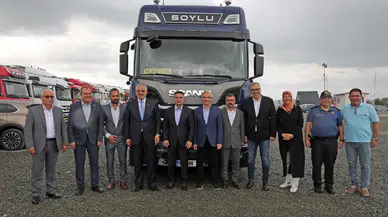 Bafra'da "Modern Kamyon ve Tır Garajı" hizmete açıldı