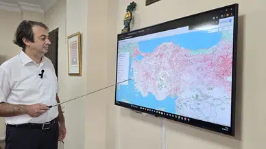 Uydu verilerinden yararlanılarak geliştirilen yazılımla Türkiye'nin "kuraklık haritası" çıkarıldı