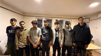 Amasya'da 8 düzensiz göçmen yakalandı