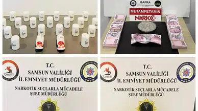 Samsun'da düzenlenen operasyonda uyuşturucu madde ele geçirildi