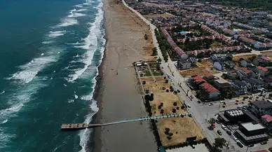 Düzce'de denize girişler yasaklandı