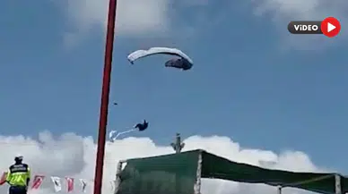 Yamaç Paraşütü Faciası Kamerada