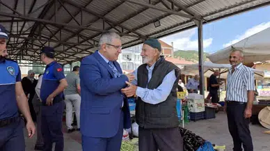 Başkan, İlçe Pazarında Vatandaşla Buluştu