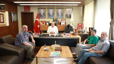 YKS Türkiye İkincisi, Başkan Arslan'ı Ziyaret Etti