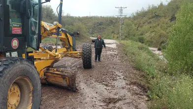 Selin Vurduğu Köy Yollarında Onarım Mesaisi