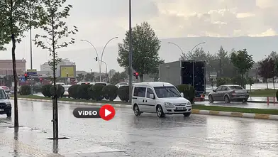 Çorum'da Sağanak Yağış Etkisini Gösterdi