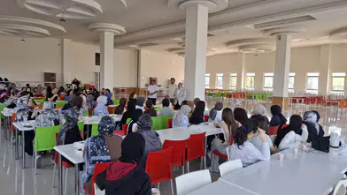 Çağlar, DYK Kurslarında Öğrencilerle Bir Araya Geldi