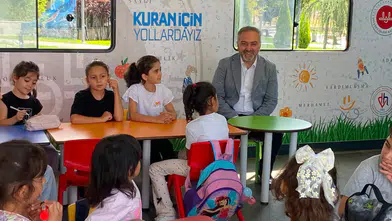 Mobil Kur’an Kursu Çocuklarla Buluştu