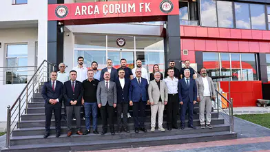 Protokolden Çorum FK Tesislerine Ziyaret