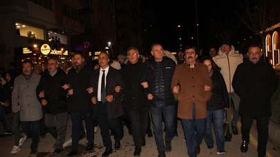 Çorum’da Ekrem İmamoğlu İçin Destek Yürüyüşü
