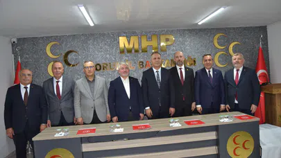 MHP’de Bayramlaşma Son Gün Gerçekleştirildi